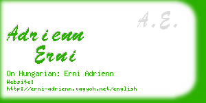 adrienn erni business card